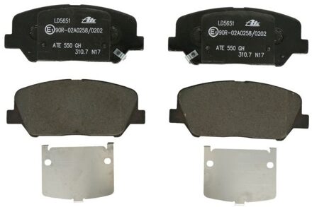 Hyundai Remblokkenset, schijfrem ATE Ceramic 13047056512