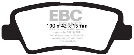 Hyundai Remblokkenset, schijfrem DP1875