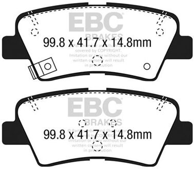 Hyundai Remblokkenset, schijfrem DPX2188