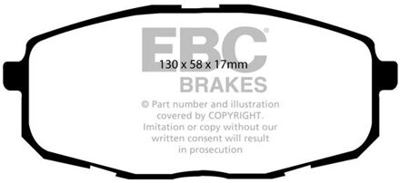 Hyundai Remblokkenset Yellowstuff DP41562R