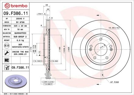 Hyundai Remschijf 09F38611