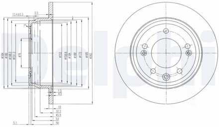 Hyundai Remschijf BG4082C
