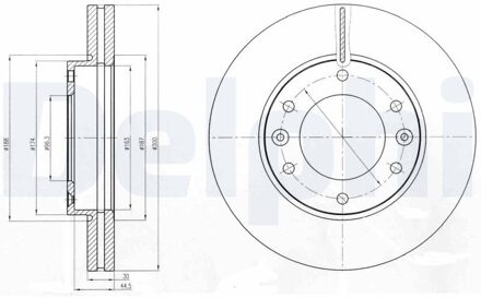 Hyundai Remschijf BG4296