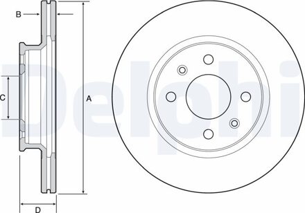 Hyundai Remschijf BG4535