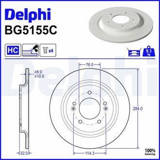 Hyundai Remschijf BG5155C
