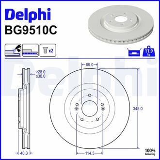Hyundai Remschijf BG9510C