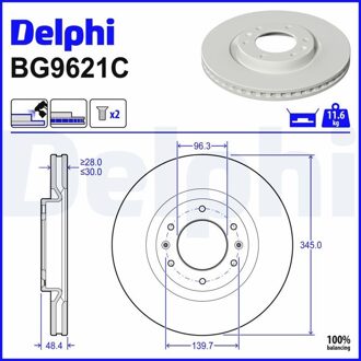 Hyundai Remschijf BG9621C