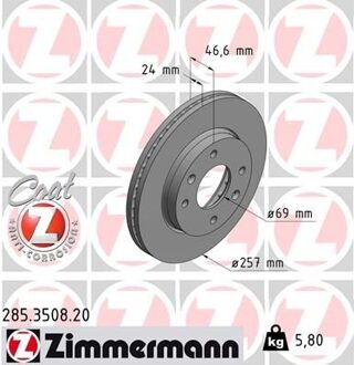 Hyundai Remschijf Coat Z 285350820