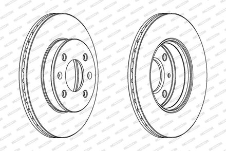 Hyundai Remschijf DDF1529C