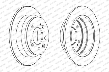 Hyundai Remschijf DDF1618C