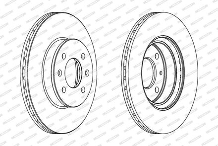 Hyundai Remschijf DDF1636C