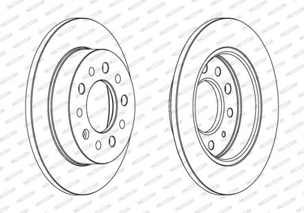 Hyundai Remschijf DDF1955