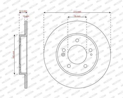 Hyundai Remschijf DDF2983C