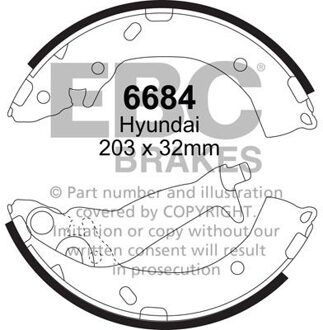 Hyundai Remschoenset 6684