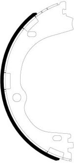 Hyundai Remschoenset, parkeerrem 91086300