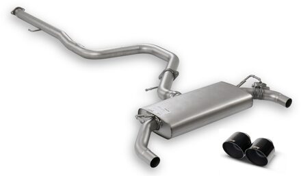 Hyundai Remus uitlaat passend voor cat-back-systeem Hyundai i30 N Performance - Black Chrome 2860171500042680SABR