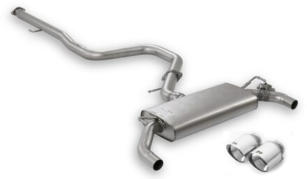 Hyundai Remus uitlaat passend voor cat-back-systeem Hyundai i30 N Performance - Chroom 2860171500042670SGR