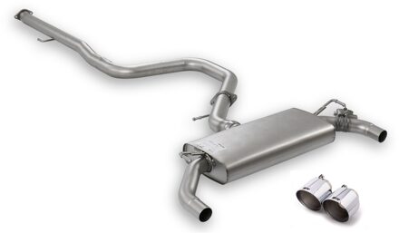 Hyundai Remus uitlaat passend voor cat-back-systeem Hyundai i30 N Performance - Chroom Schuin 2860171500042680SAR