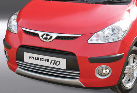 Hyundai RGM Voorspoiler 'Skid-Plate' Hyundai i10 2008-2011 - zilver (ABS) GRFSP6100