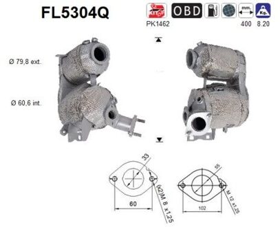 Hyundai Roetfilter, uitlaatinstallatie FL5304Q