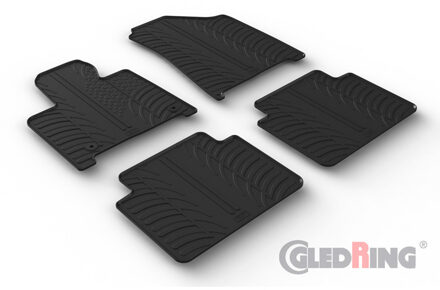 Hyundai Rubbermatten passend voor Hyundai Santa Fé V (MX5) Hybrid/PHEV 2024- (T profiel 4-delig) GL0427