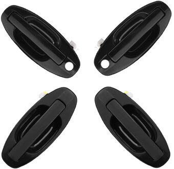 Hyundai Santa Fe 2001 2002 2003 2004 2005 2006 Voor Terug Links Rechts Auto Zwart Deurklink 1 reeks