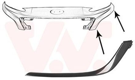 Hyundai Sier- / beschermingspaneel, bumper 8150585