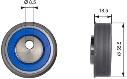 Hyundai Spanrol, distributieriem T41038