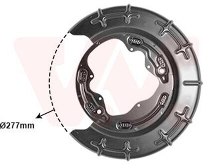 Hyundai stofschild achter links 8207373