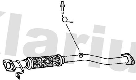 Hyundai Uitlaatpijp 142716
