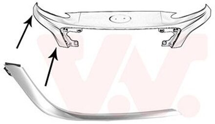 Hyundai Voorbumpersierlijst R. 8150584