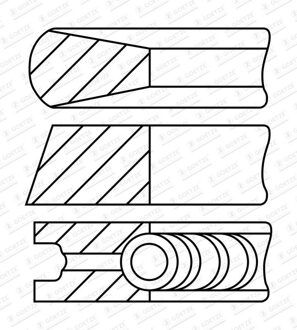 Hyundai Zuigerveerset 0843190010