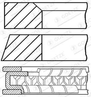 Hyundai Zuigerveerset 0844720000