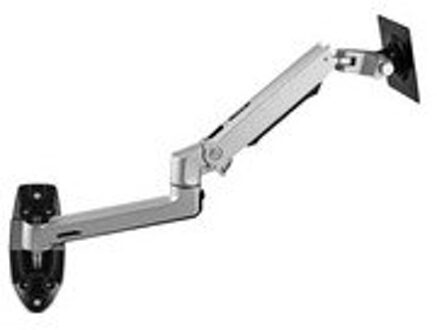 Hyvarwey XSJ8012W Wall Mount Aluminium Mechanische Lente Arm Monitor Houder Full Motion Lcd Led Monitor Mount Arm Monitor Ondersteuning Zilver