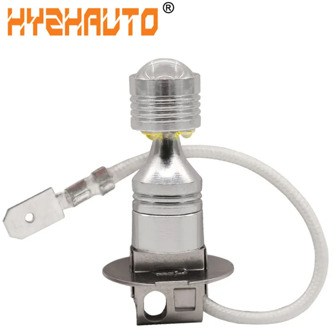 HYZHAUTO 1Pcs H1 H3 LED Bulb White 6-XBD 30W Car Fog Lamp LED DRL Auto External Driving Light 6000K 12V