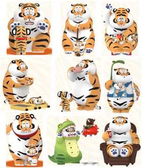 I Am Not Fat Tiger Roaring Love Series Mini Figures 9 cm Display (8)