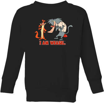 I Am Weasel Characters Kids' Sweatshirt - Black - 98/104 (3-4 jaar) Zwart - XS