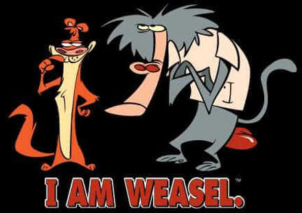 I Am Weasel Characters Sweatshirt - Black - L - Zwart
