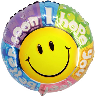 I Hope you feel better soon