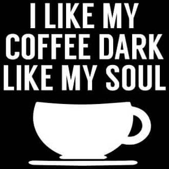 I Like my Coffee Dark Like my Soul Women's T-Shirt - Black - 3XL