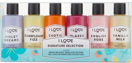 i Love Cosmetics Body Wash I Love Cosmetics Signature Selection Box 6 x 100 ml