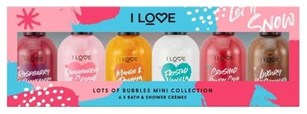 i Love Cosmetics Geschenkset I Love Cosmetics Lots Of Bubbles Mini Collection 6 x 100 ml