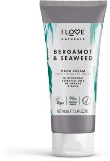 i Love Cosmetics Handcrème I Love Cosmetics Naturals Bergamot & Seaweed Hand Cream 100 ml