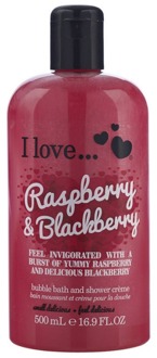 i Love Cosmetics I Love...Raspberry and Blackberry - Bath and Shower Gel - 500 ml.