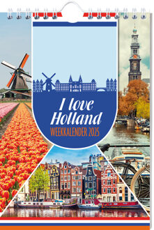 I love Holland weekkalender - 2025 -  Interstat (ISBN: 9789464327205)
