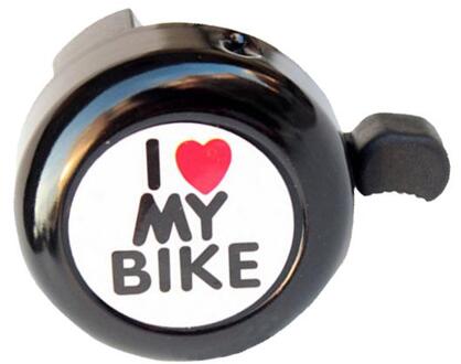 I Love My Fiets Bell Heart Alarm Bike Metal Stuur Hoorn Fiets Fietsen Stuur Bell Fiets Koppels Accessoires zwart