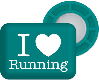 I Love Running groen - ONE-SIZE