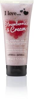 I Love…Strawberries and Cream - Exfoliant - 200 ml