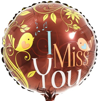 I miss you ballon