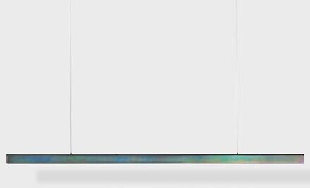 I Model Cordless Aura Hanglamp - 150 cm - Donker opaal chroom Groen